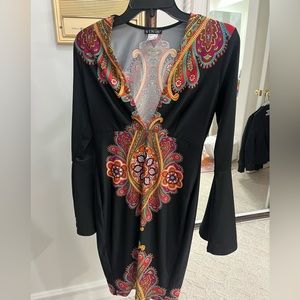 Venus Deep Vneck Dress Sz S